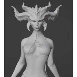 Lilith Königin der Dämonen 3D-Modell zum Drucken