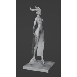 Lilith Regina dei demoni modello 3d da stampare