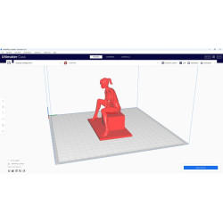 نموذج 3D امرأة جالسة للطباعة