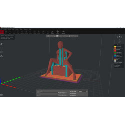 نموذج 3D امرأة جالسة للطباعة