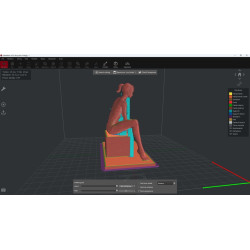 نموذج 3D امرأة جالسة للطباعة