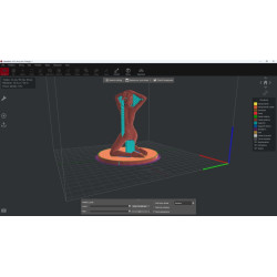 نموذج ثلاثي الأبعاد لامرأة راكعة لطباعة ملف STL مصنوع من Blender