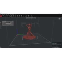 Modèle 3d de femme agenouillée à imprimer Fichier STL réalisé avec Blender