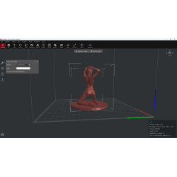 Modèle 3d de femme agenouillée à imprimer Fichier STL réalisé avec Blender