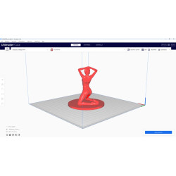 Modèle 3d de femme agenouillée à imprimer Fichier STL réalisé avec Blender