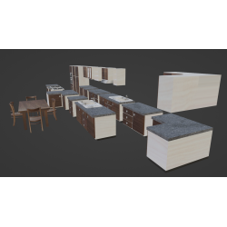 Asset 27 furniture to create complete kitchens