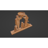 Candle holder to be printed in 3D STL file in the shape of a family