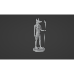 Anubis 3d model to print