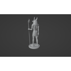 Modelo 3d de Anubis para imprimir.