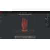 Kostenloses 3D-Handmodell zum Ausdrucken