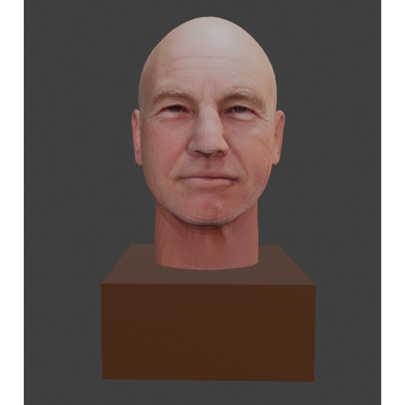 Capitaine Picard Star Trek modèle 3D