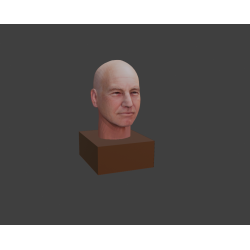 Captain Picard Star Trek 3D-Modell