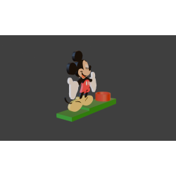 Portavelas con Mickey Mouse modelo 3D para imprimir