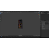 Kostenloses 3D-Modell für Mobiltelefone