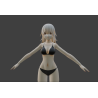 Garota de cueca modelo 3D grátis