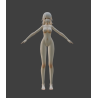 Chica en ropa interior modelo 3d gratis