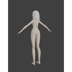 Chica en ropa interior modelo 3d gratis