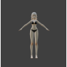 Chica en ropa interior modelo 3d gratis