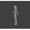 Chica en ropa interior modelo 3d gratis