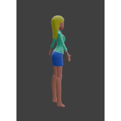 Gwen modello 3d free