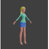 Gwen modello 3d free