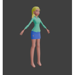 Gwen kostenloses 3D-Modell