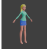 Gwen modello 3d free