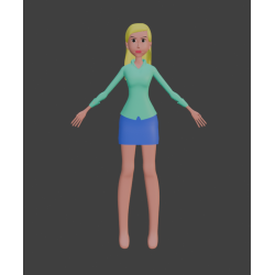 Gwen kostenloses 3D-Modell