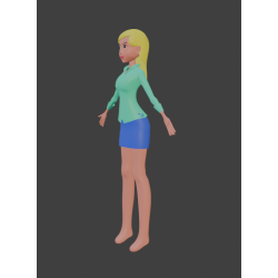 Gwen kostenloses 3D-Modell