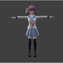 Yuri alunna modello 3d free