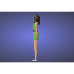 girl base character 3d