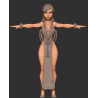 Donna Modello 3d sacerdotessa