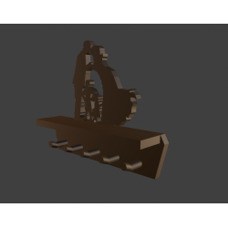 3D-Modell Schlüsselanhänger „United Family“ - STL-Datei für 3D-Druck