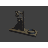 3D Model Candle Holder "Kiss Under the Lamppost" - STL File for 3D Printing