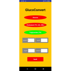 GlucoConvert: il tuo convertitore di unità glucosio, colesterolo e trigliceridi