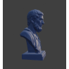 Platón - Busto 3D optimizado para impresión