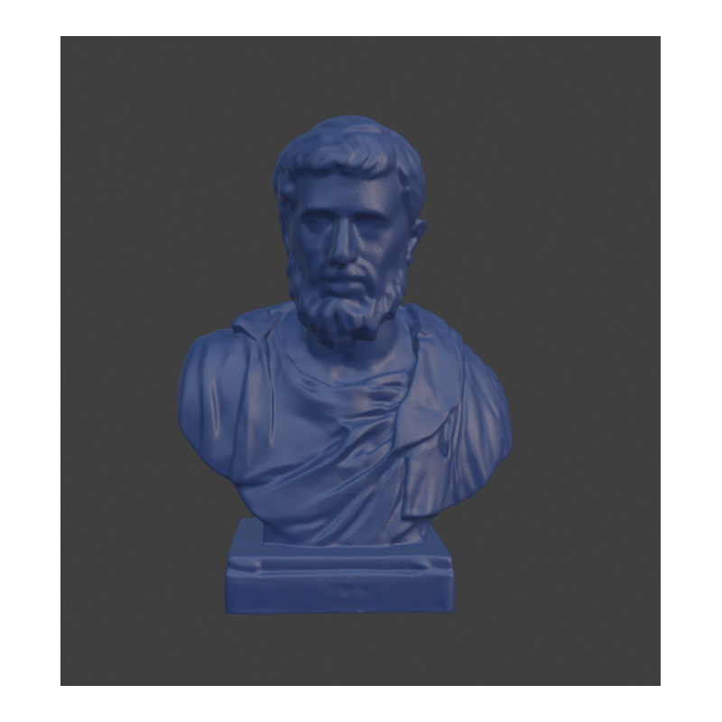 Platone - Busto 3D ottimizzato per la stampa