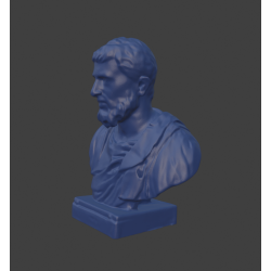 Platon - Buste 3D optimisé pour l'impression