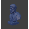 Platon - Buste 3D optimisé pour l'impression