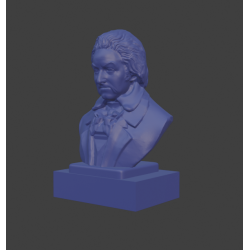 Busto di Beethoven - File STL per stampa 3D