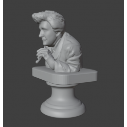 Busto del Tenente Colombo - Ottimizzato per la stampa 3D