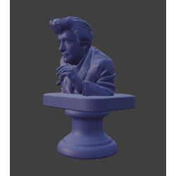 Busto do Tenente Colombo - Otimizado para Impressão 3D