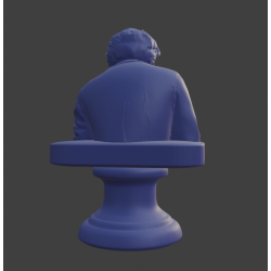 Buste du lieutenant Columbo - Optimisé pour l'impression 3D