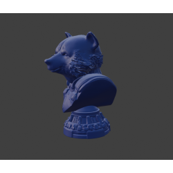 Busto de Rocket de Guardianes de la Galaxia – Archivo STL para impresoras 3D