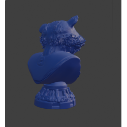 Guardians of the Galaxy Rocket-Büste – STL-Datei für 3D-Drucker