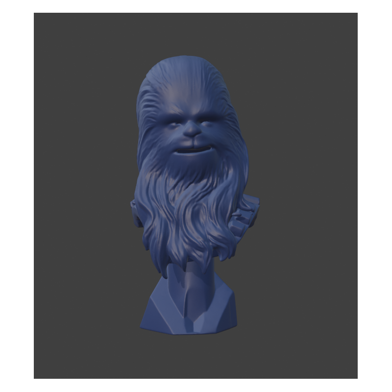 Chewbacca 3D Bust – Star Wars – Printable STL File
