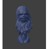 Busto 3D de Chewbacca – Star Wars – Ficheiro STL para Impressão