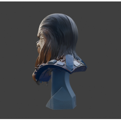 Busto 3D di Chewbacca – Star Wars – File STL Stampabile