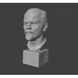 Lenin 3D STL – Scultura storica dettagliata per collezionisti e appassionati