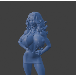 Jenny – Modelo 3D Feminino Elegante e Sensual | Pose em Pé | Arquivo STL Pronto para Impressão